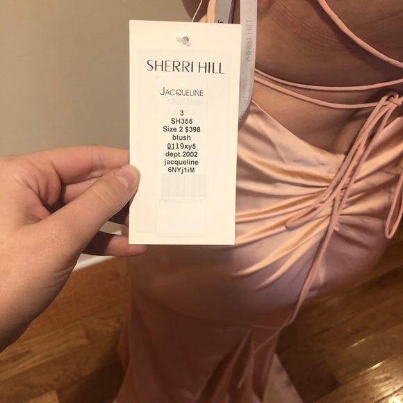 NWT Sherri Hill Pink Dress - Picture 4 of 4